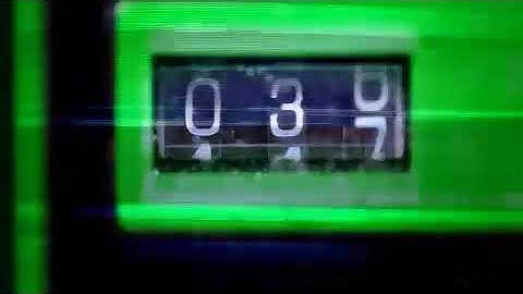 Glitch Tape Counter Animation Motion Background Stock Video Footage Free For Editing
