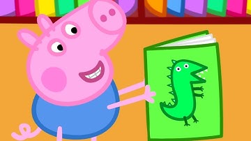 Peppa Pig English Episodes | Peppa Pig Learns to Read | Peppa Pig Official