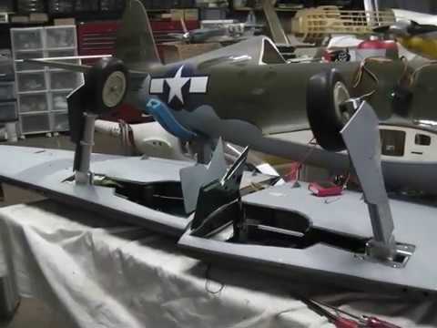 P-47D　主脚収納動画