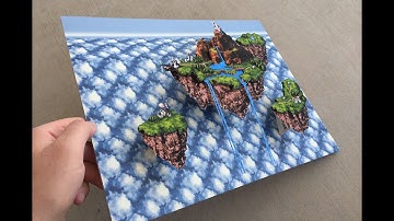 Chrono Trigger - Zeal (Large Papercraft artwork)