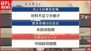 【9月15日の株式市場】株価見通しは？福永博之氏が解説
