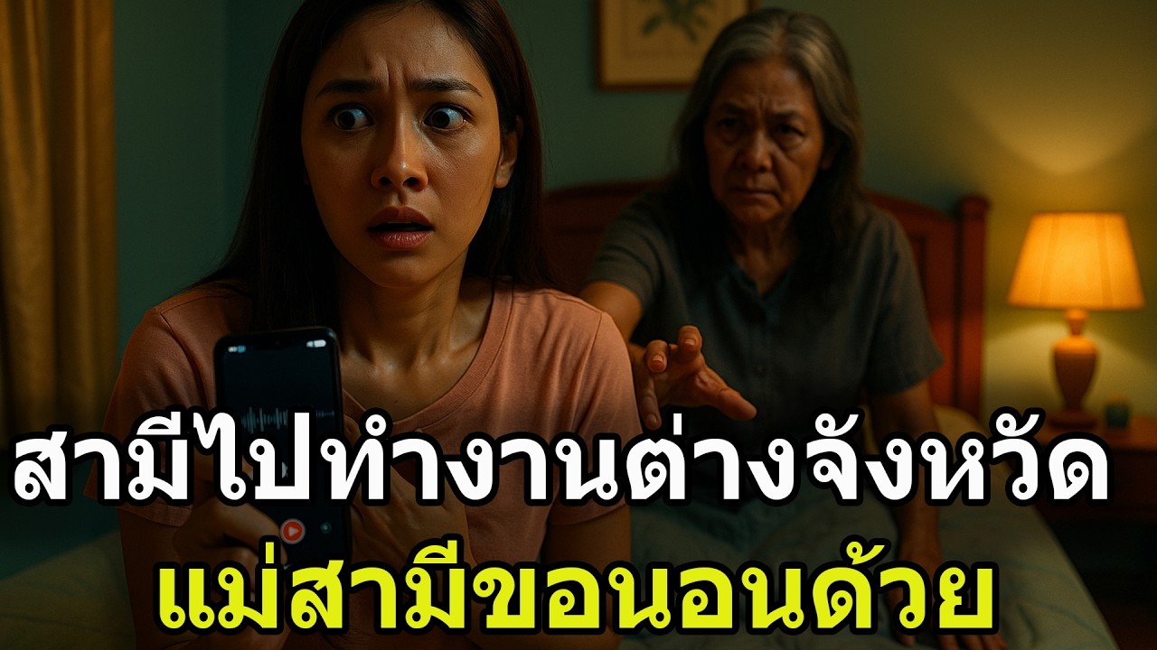 สามีไปทำงานต่างจังหวัด แม่สามีขอนอนด้วย    คืนที่สองฉันแทบสิ้นสติกับสิ่งที่เห็น
