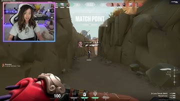 Pokimane - valorant too scary for poki [ VALORANT CLIPS ]