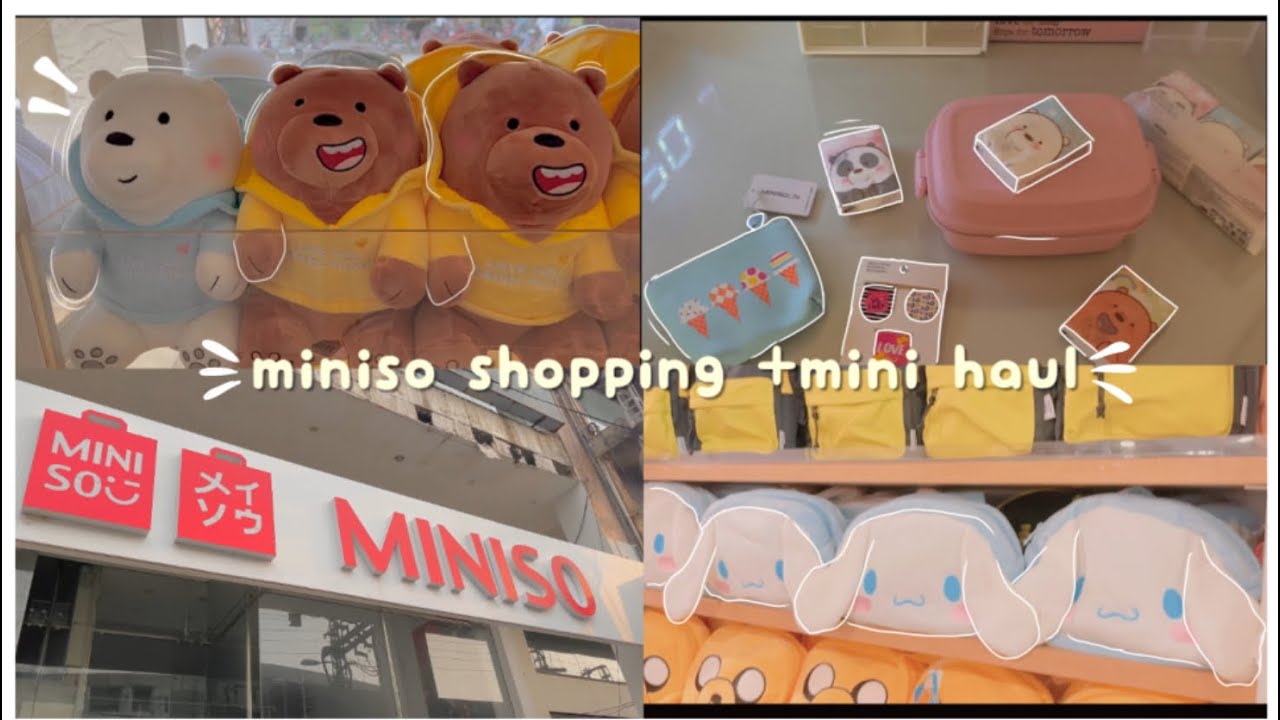✨miniso shopping+mini haul ✨|| shop w me 🌷