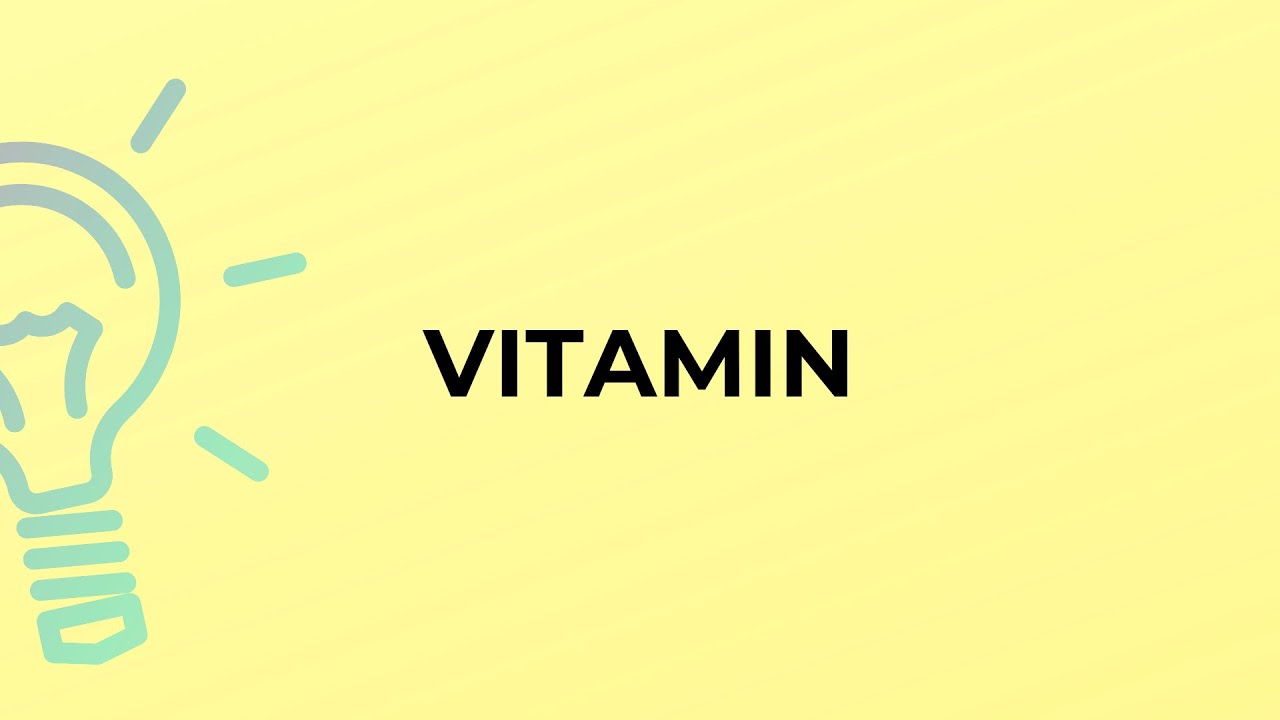 What is the meaning of the word VITAMIN?