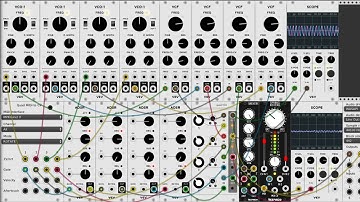 VCV RACK DEMO (old version) | 4 Voice Polyphony