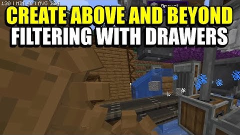 Ep6 Filtering with Drawers - Minecraft Create Above and Beyond Modpack