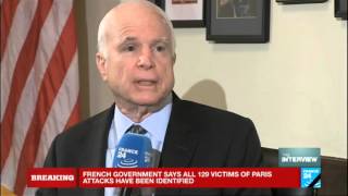 Paris Attacks - Sen McCain: given the lack of strategy to defeat ISIS, it was inevitable