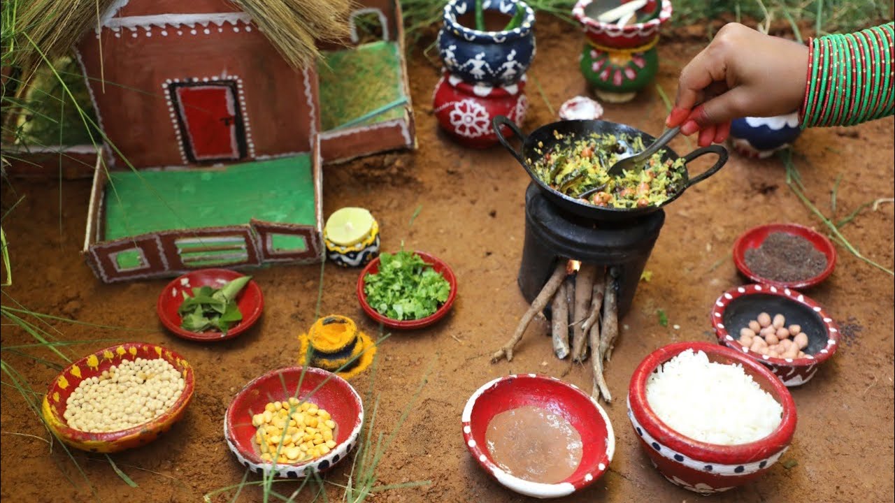 Miniature Lemon Rice Recipe | Miniature cooking | Chitranna Recipe |Tiny Cooking | Mini Food Cooking