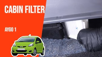 How to replace the cabin filter Aygo mk1 👃