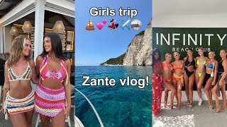 THE GIRLS TAKE ZANTE! Vlog | Sophie Clough