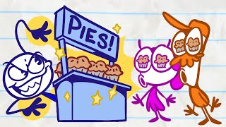 Pick Up The Pastry | Pencilmation Cartoons!