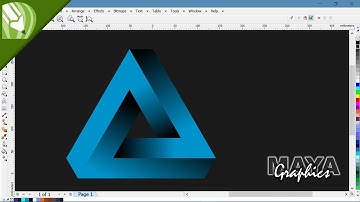 3D logo using Polygon in Coreldraw
