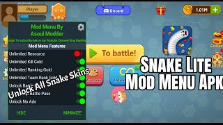 Snake Lite Mod Menu Gameplay | Snake lite - Worm Snake Game Lastest Version Mod Apk screenshot 4