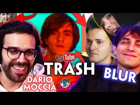 DARIO MOCCIA E BLUR reagiscono al TRASH di YOUTUBE con victorlazlo e altri amici - DARIO MOCCIA E BLUR reagiscono al TRASH di YOUTUBE con victorlazlo e altri amici