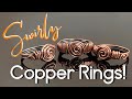 DIY Jewelry-Learn How To Make a Swirly Copper Wire Ring-2 Ways!