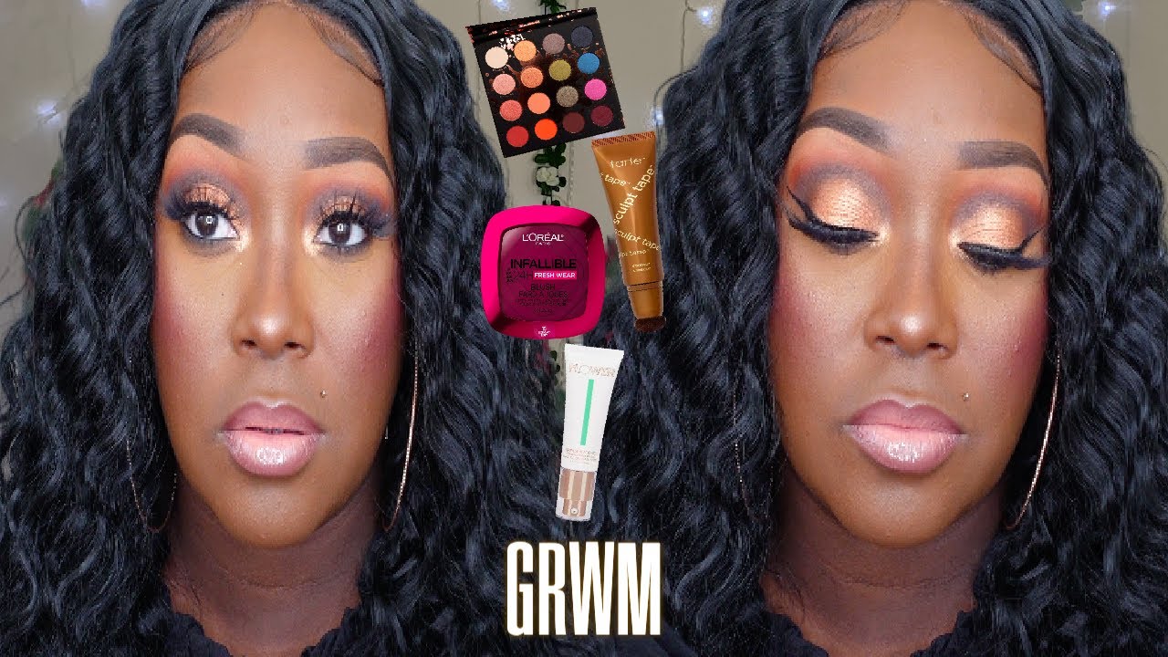 GRWM | SHOP MY STASH | COLOURPOP PERCEPTION PALETTE | FLOWER BEAUTY PRIM￼ER WEAR TEST