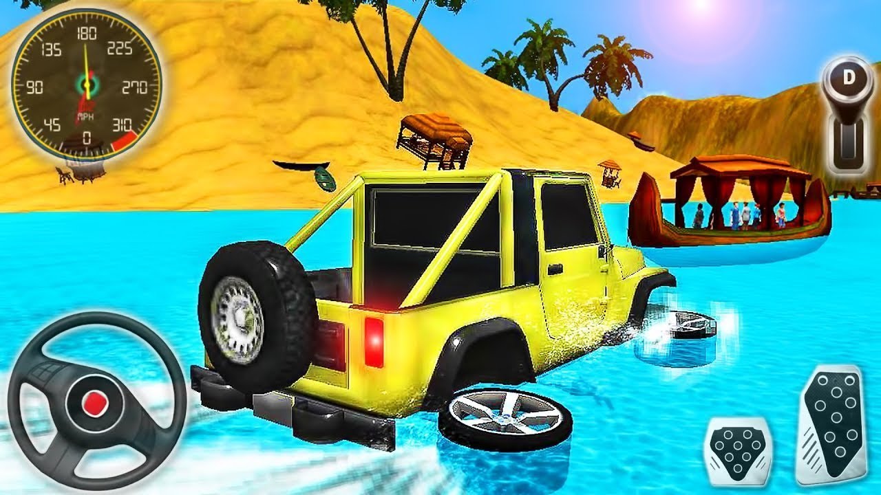 Uphill Jeep Driving Simulator | Offroad Jeep Hill Driving 3d | Jeep Stunt Driving