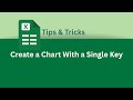 How to Create a Chart With a Single Key in Excel | Excel Tips & Tricks