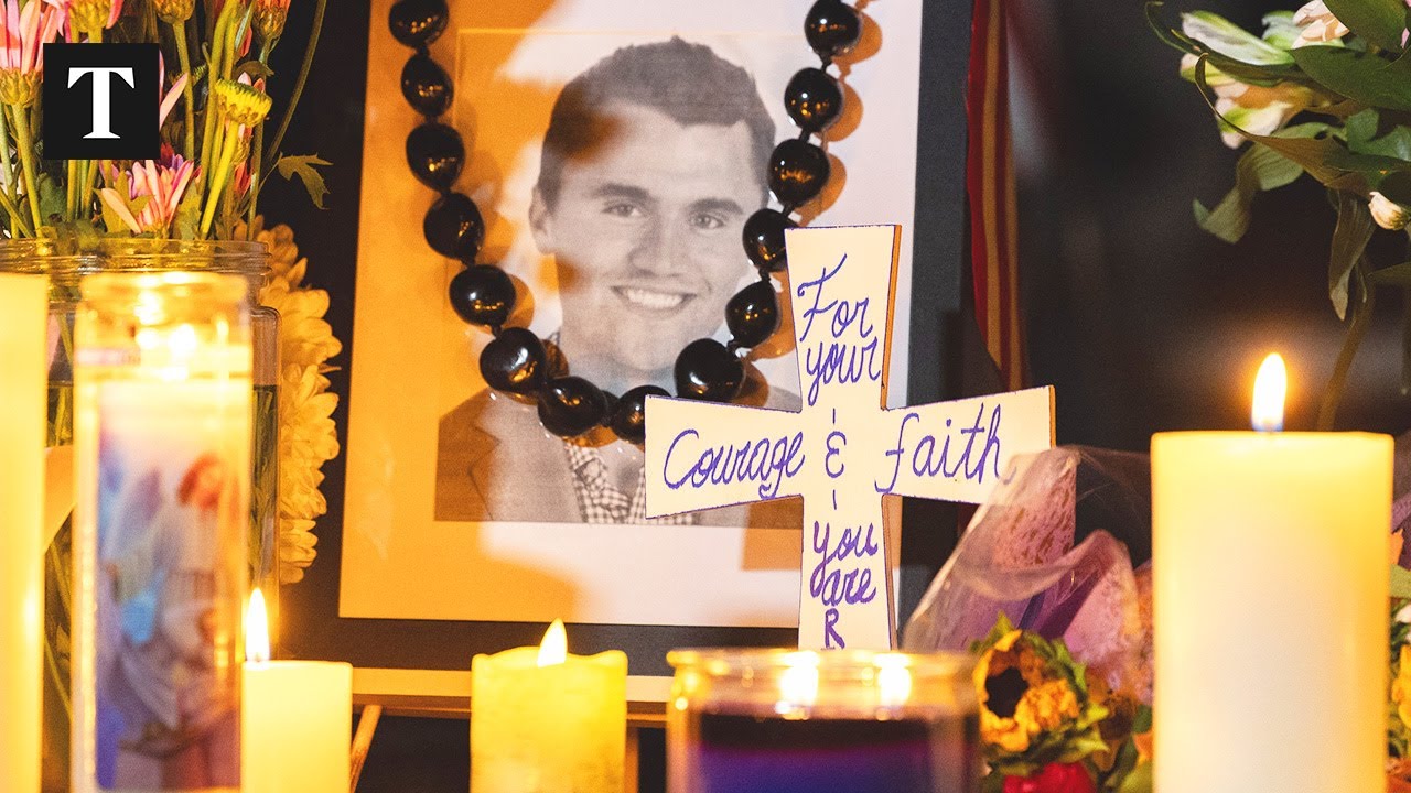 Vigil in Arizona Held by Charlie Kirk Supporters