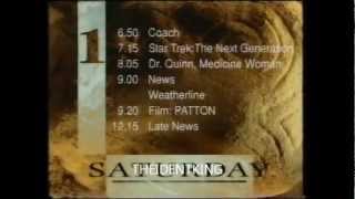 RTE 1. 1993 CLOSEDOWN.