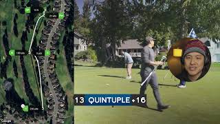 Blow-up at a Short par 70 Course. Lake Wilderness Golf Course (5,409 yds) in Maple Valley, WA
