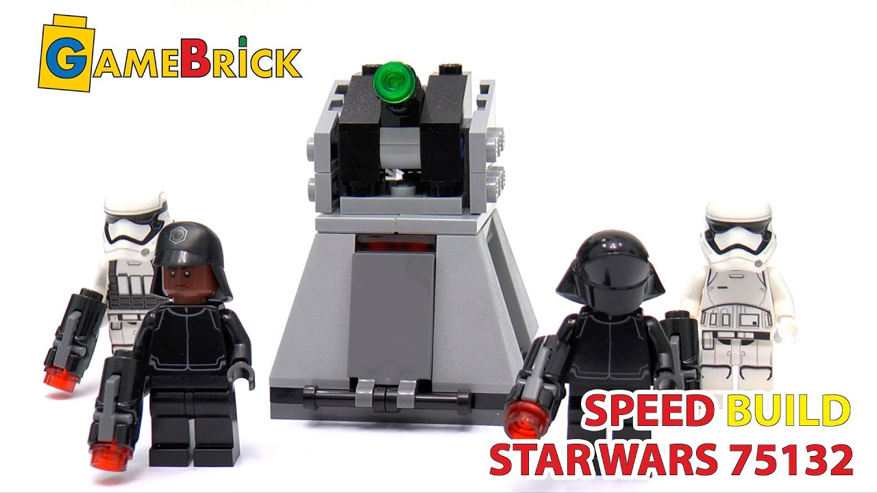 LEGO Speed Build review 75132 Star Wars First Order Battle Pack