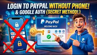 How to Login to PayPal Without Phone & Google Auth (Secret) #PayPal