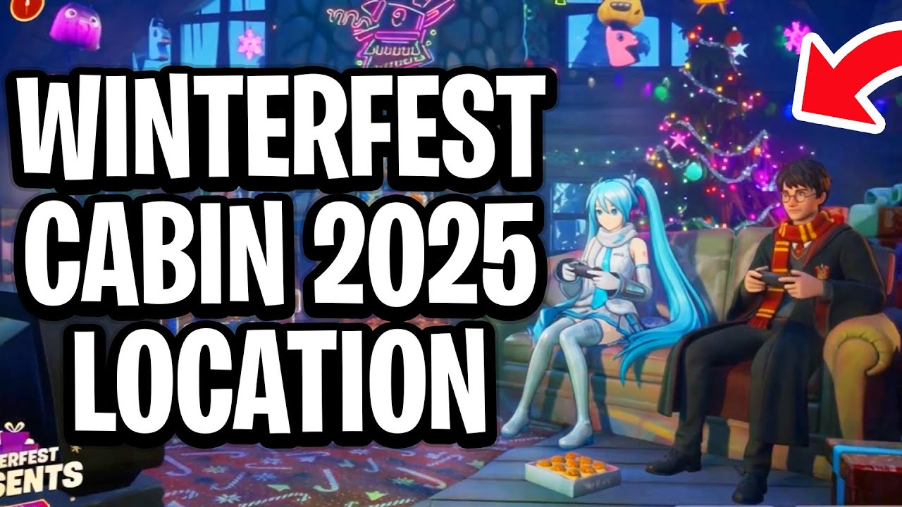 How To FIND WINTERFEST CABIN in Fortnite Location! (Secret Winterfest 2025 Cabin) - Full Guide