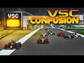 Virtual Safety Car causes the Whole Field to Crash on F1 2020