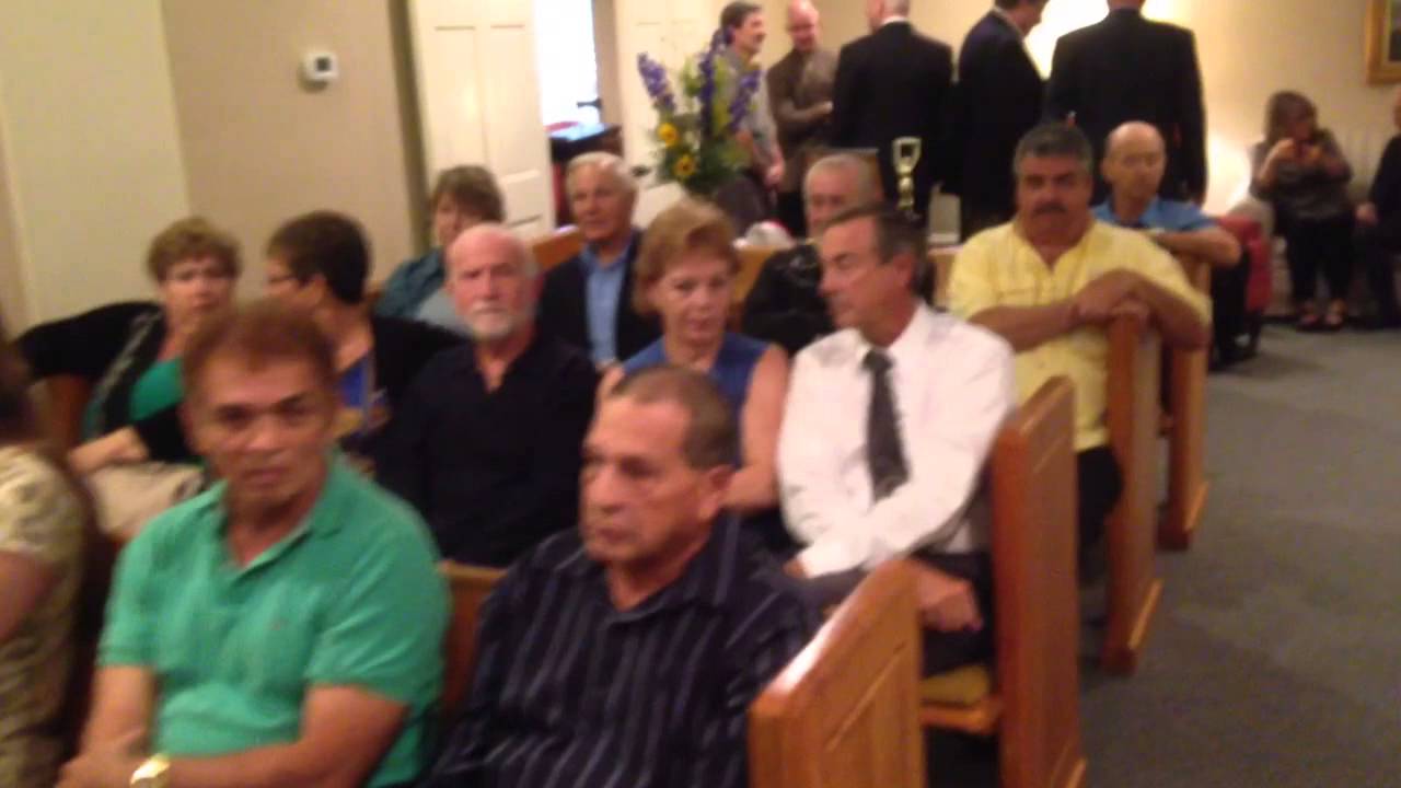 Frank Valenti's Memorial Service, with guest arriving YouTube