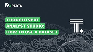 ThoughtSpot Analyst Studio: How to Use a Dataset