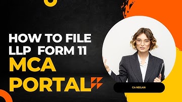 LLP FORM 11  Filing | Form 11 LLP | LIVE on MCA V3 portal |form 11 LLP on MCA last date