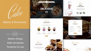 Cake - Easy & Slight Bakery HTML5 Template | Themeforest Website Templates and Themes