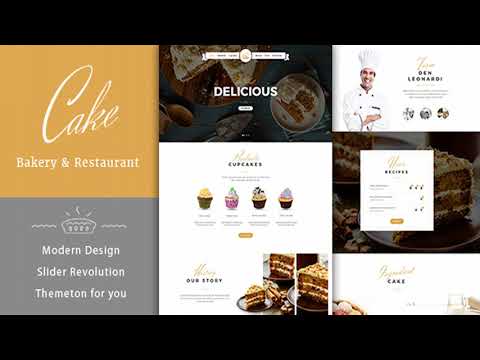 Cake - Easy & Slight Bakery HTML5 Template | Themeforest Website Templates and Themes