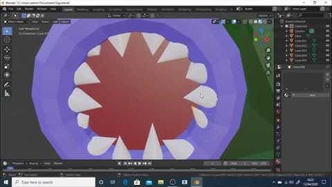 Noob tries to make an alien egg in blender for easter.