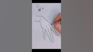 (Tutorial) How to draw anime hands so easy #tutorialdrawing #howtodraw #howtodrawmanga