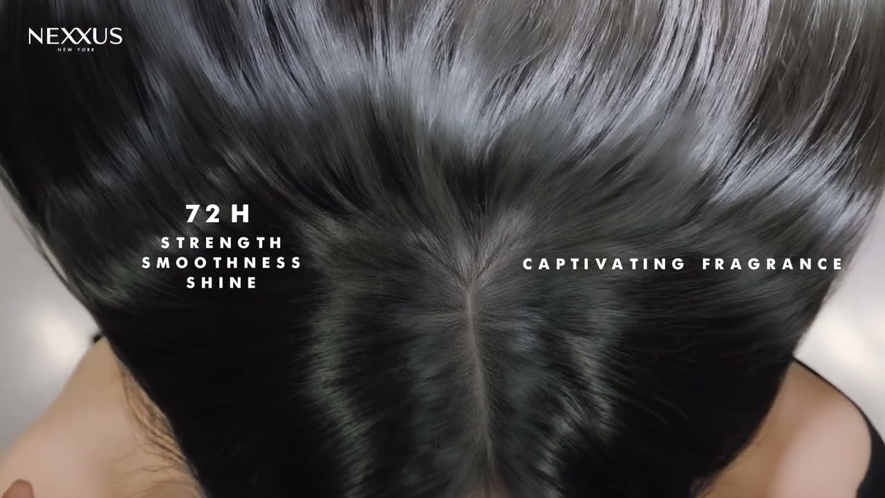 6 Drops to Virgin hair with Nexxus Promend Resurrection Oil