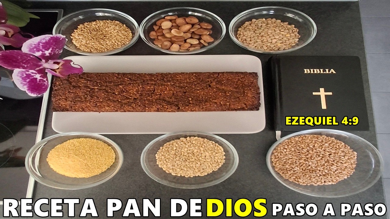 Cómo hacer el Pan de Dios PASO A PASO? | La receta de Ezequiel 4:9! 📖🥖