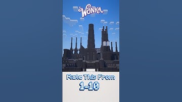 Build Wonka Chocolate Factory 🍭 #minecraft #chocolate #minecraftbuilding