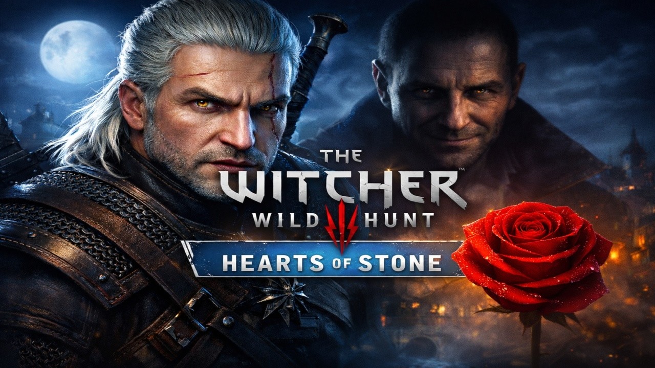🔴LIVE - PART 1 - HEARTS OF STONE DLC/WITCHER 3 - FIRST BLIND PLAYTHROUGH