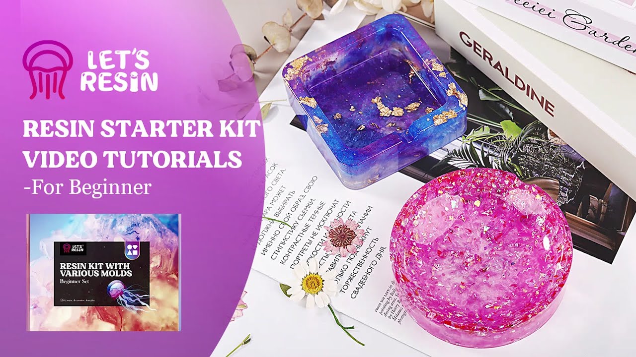 LET'S RESIN Epoxy Resin Kit, Ashtray Resin Crafts/Resin Jewelry Making Kit  for Beginners 