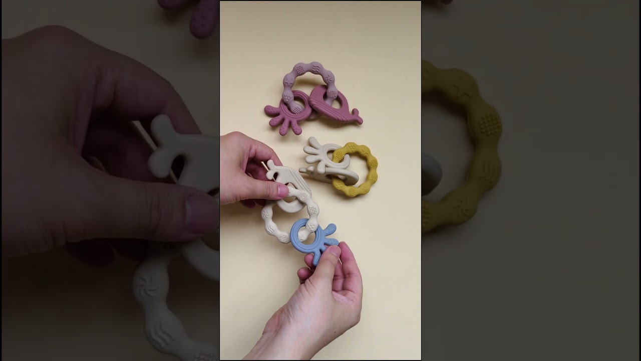 Teething Toys for Baby, Chew Toy, Easy to Hold and Clean Up. 