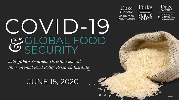 COVID 19 And Global Food Security