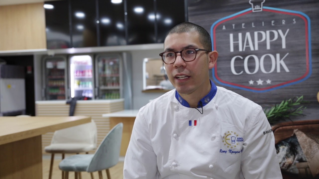 Happy Cook à Cergy, atelier #5 avec le Chef Remy N'GUYEN - YouTube