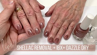 CND Shellac removal + IBX treatment + mani w/Mama Salon Life