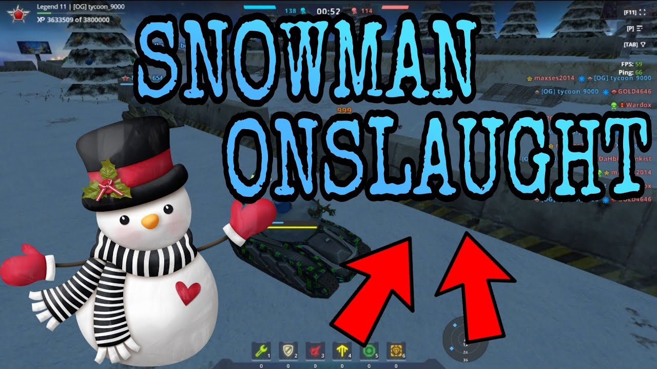 Tanki Online - Special Mode : Snowman Onslaught