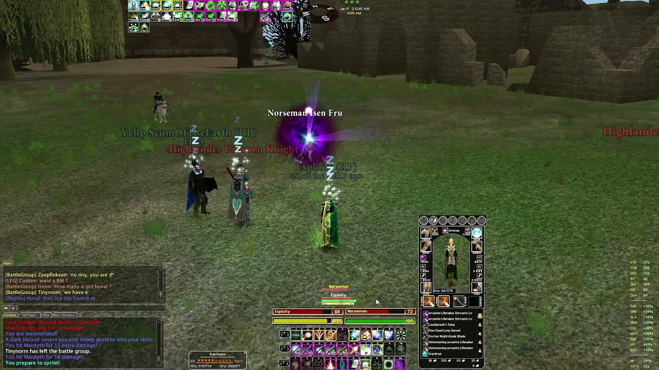 DAoC Ywain - NS vs SB Mardyth