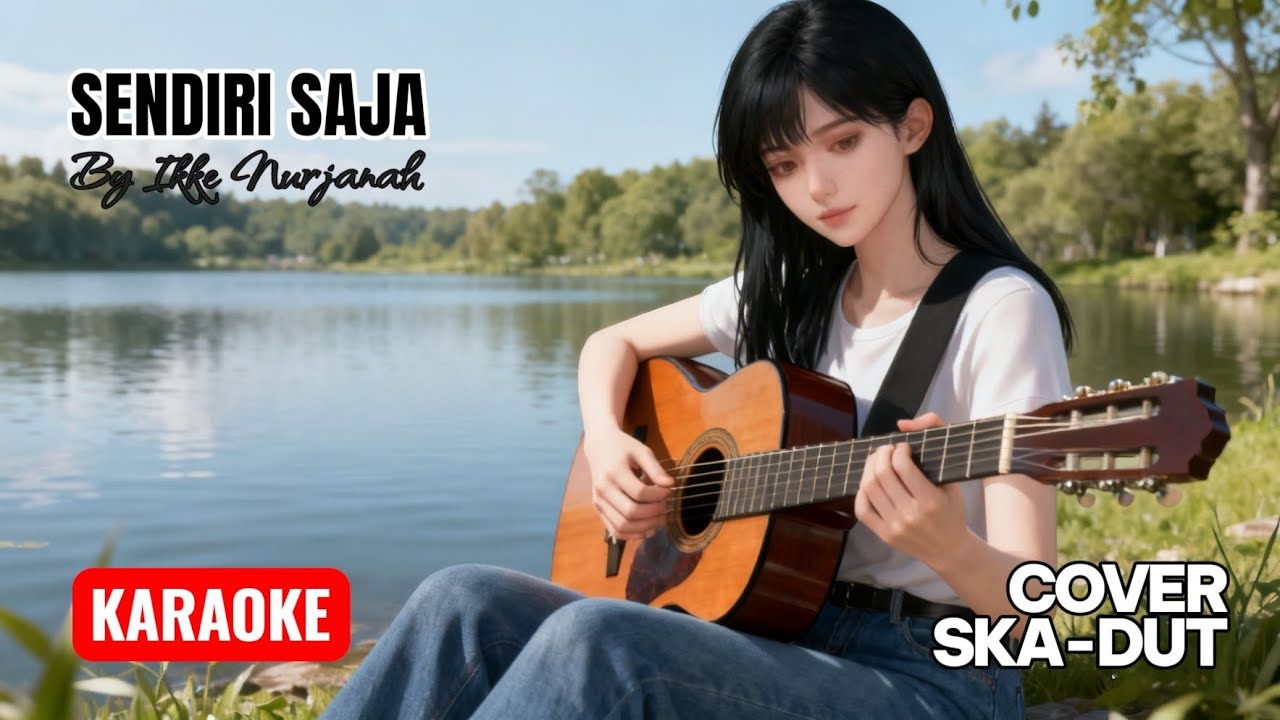 KARAOKE 🎙️ SENDIRI SAJA - IKKE NURJANAH SKA VERSION #musikkaraoke #lagucoverkaraoke #dangdutkaraoke