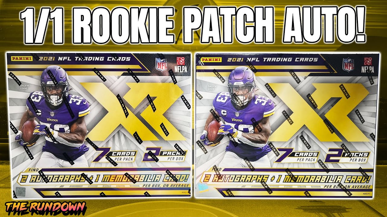 SICK 1/1 ROOKIE PATCH AUTO!! | 2021 Panini XR Football Hobby Box Battle  The Rundown Week 13
